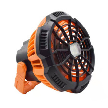 Ventilateur solaire de camping de charge de batterie de support de lumière LED